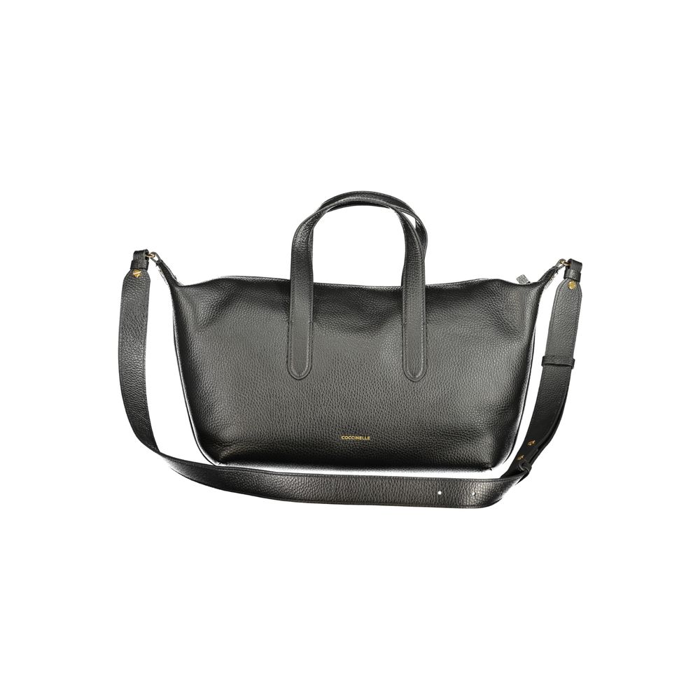 Black Leather Beat Generatio Bag