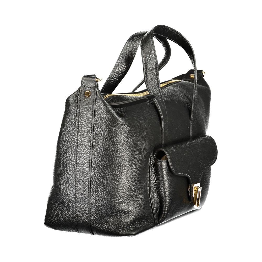 Black Leather Beat Generatio Bag