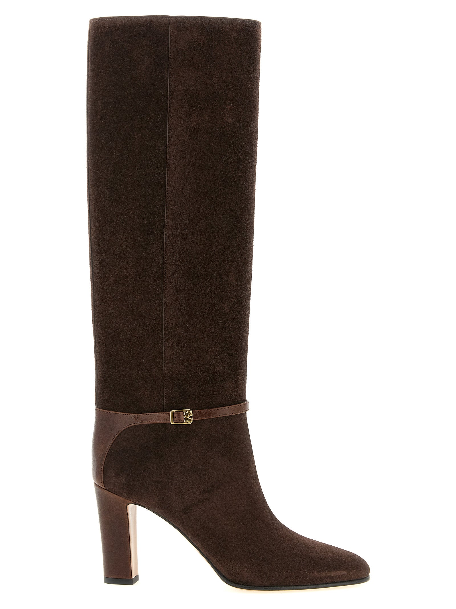 Calfskin Pattie Over-The-Knee Boots