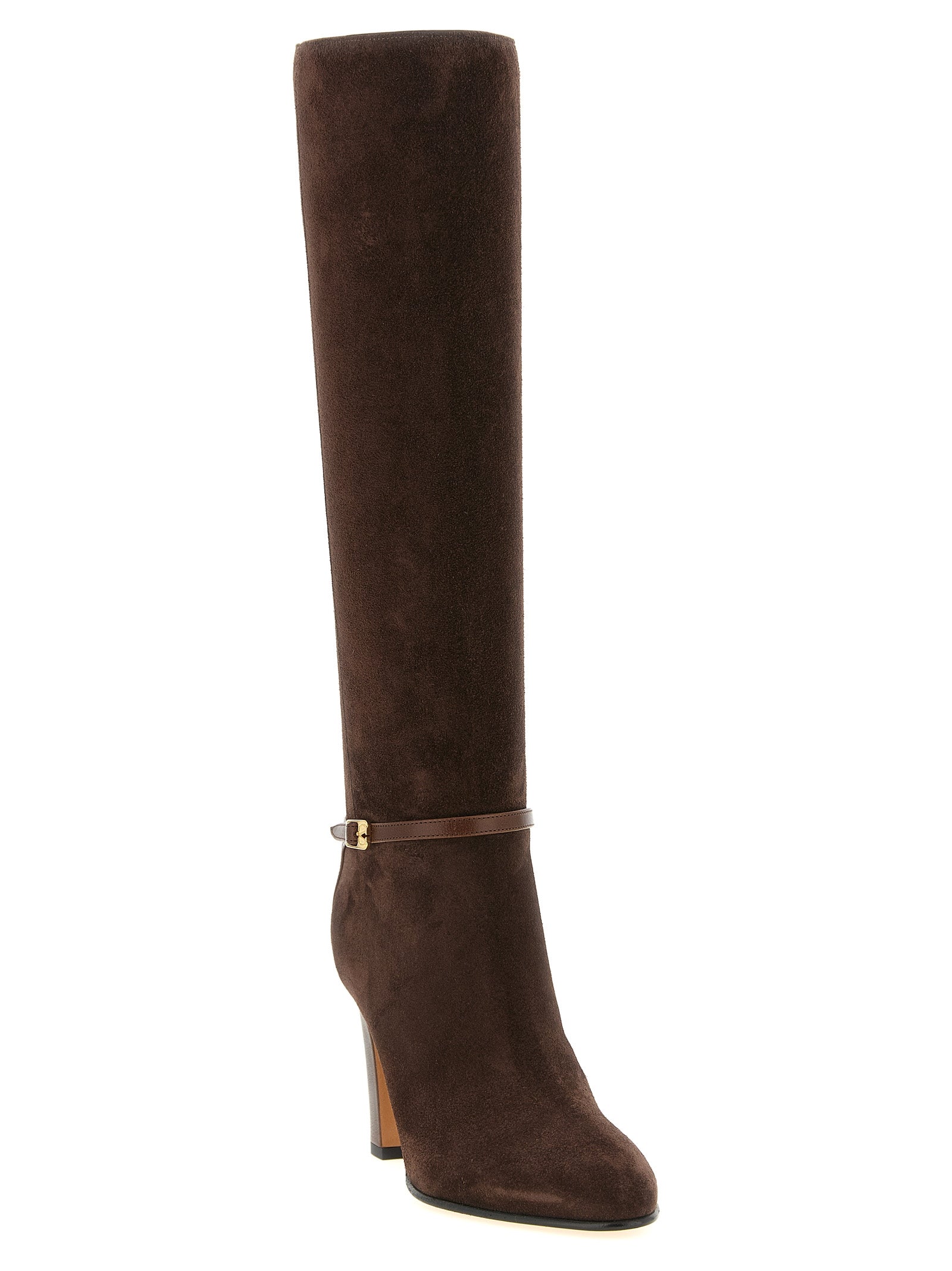 Calfskin Pattie Over-The-Knee Boots
