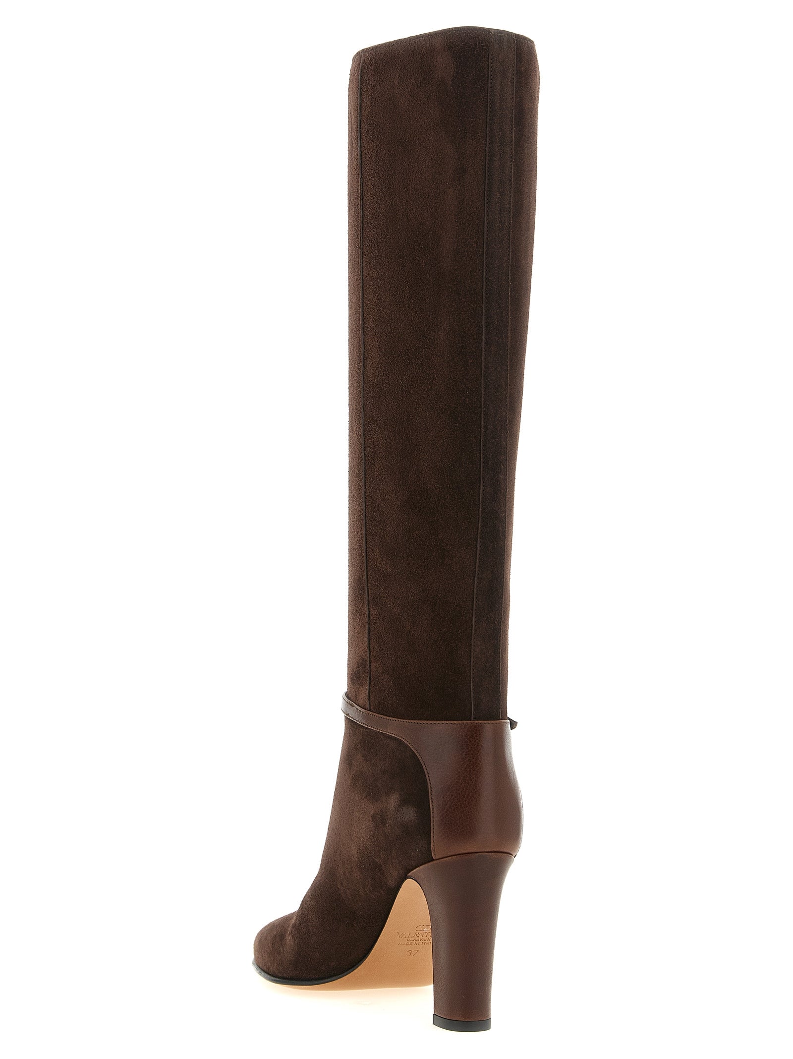 Calfskin Pattie Over-The-Knee Boots