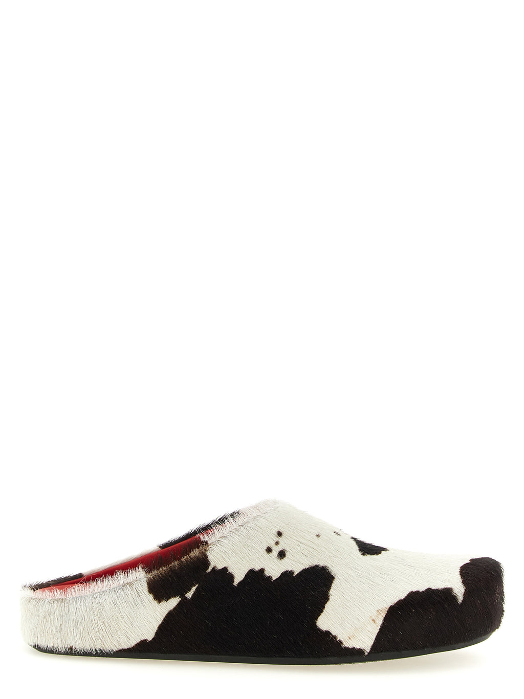 Multicolor Calfskin Fussbett Clogs