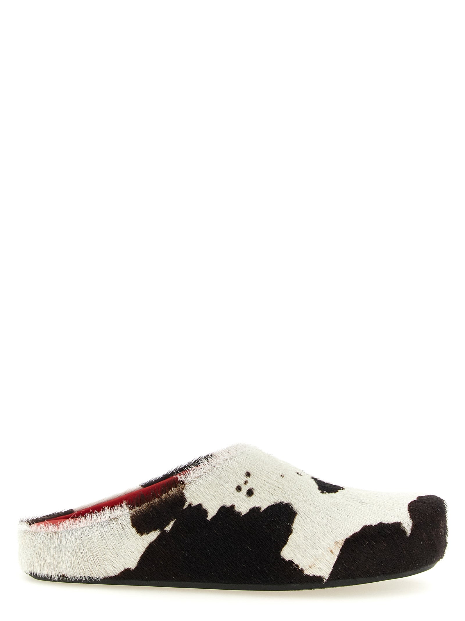 Multicolor Calfskin Fussbett Clogs