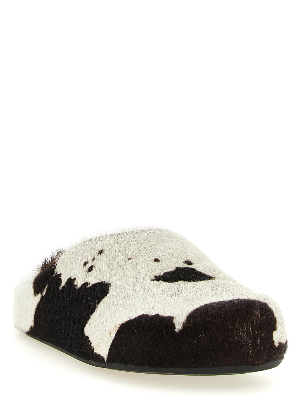 Multicolor Calfskin Fussbett Clogs