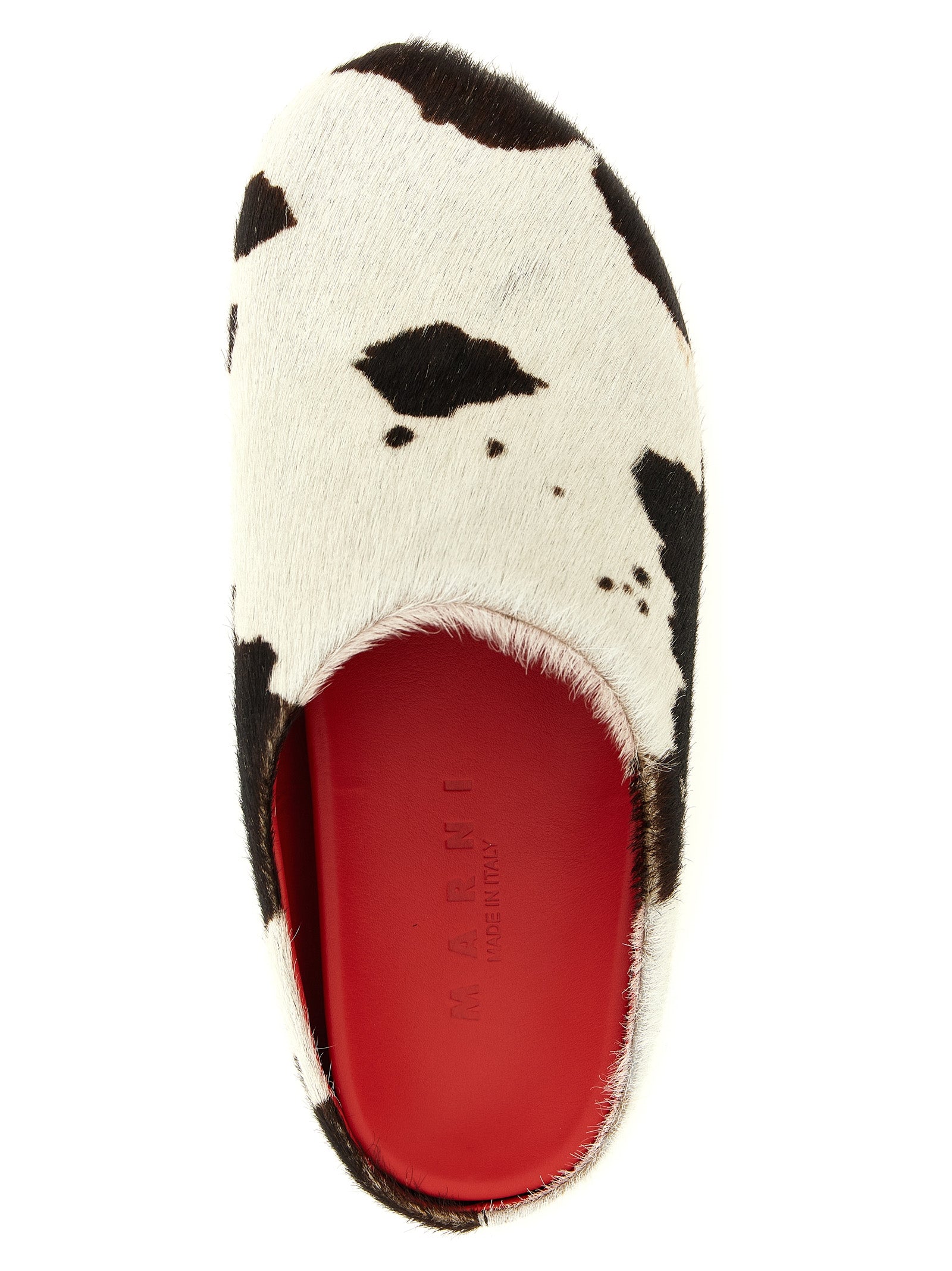 Multicolor Calfskin Fussbett Clogs