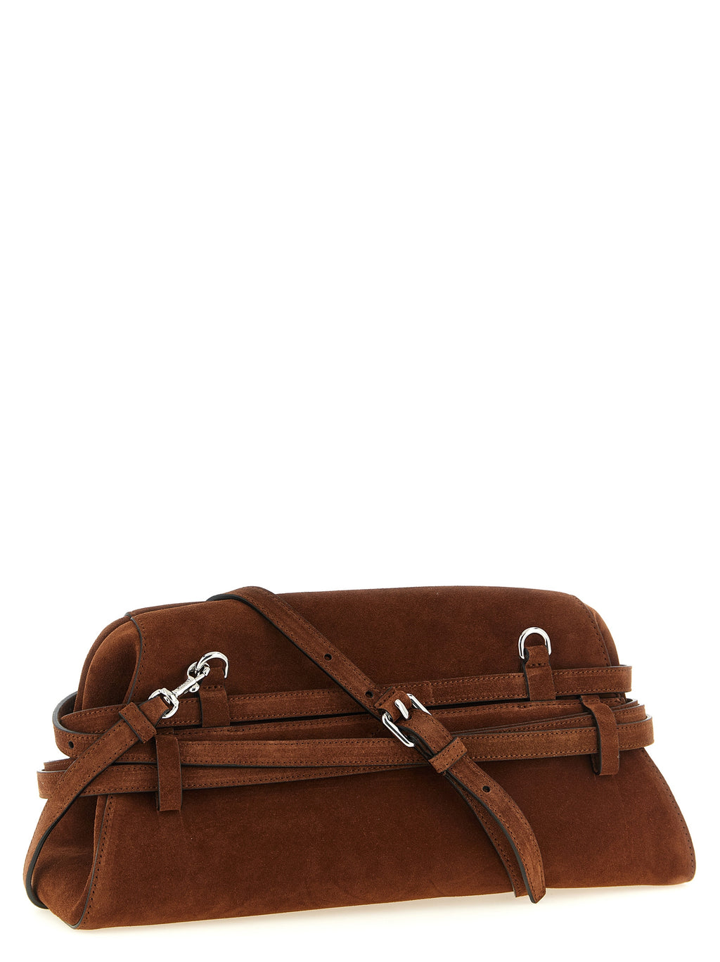 Calfskin Tie Me Clutch