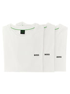 White Stretch Cotton T-Shirt Set of 3