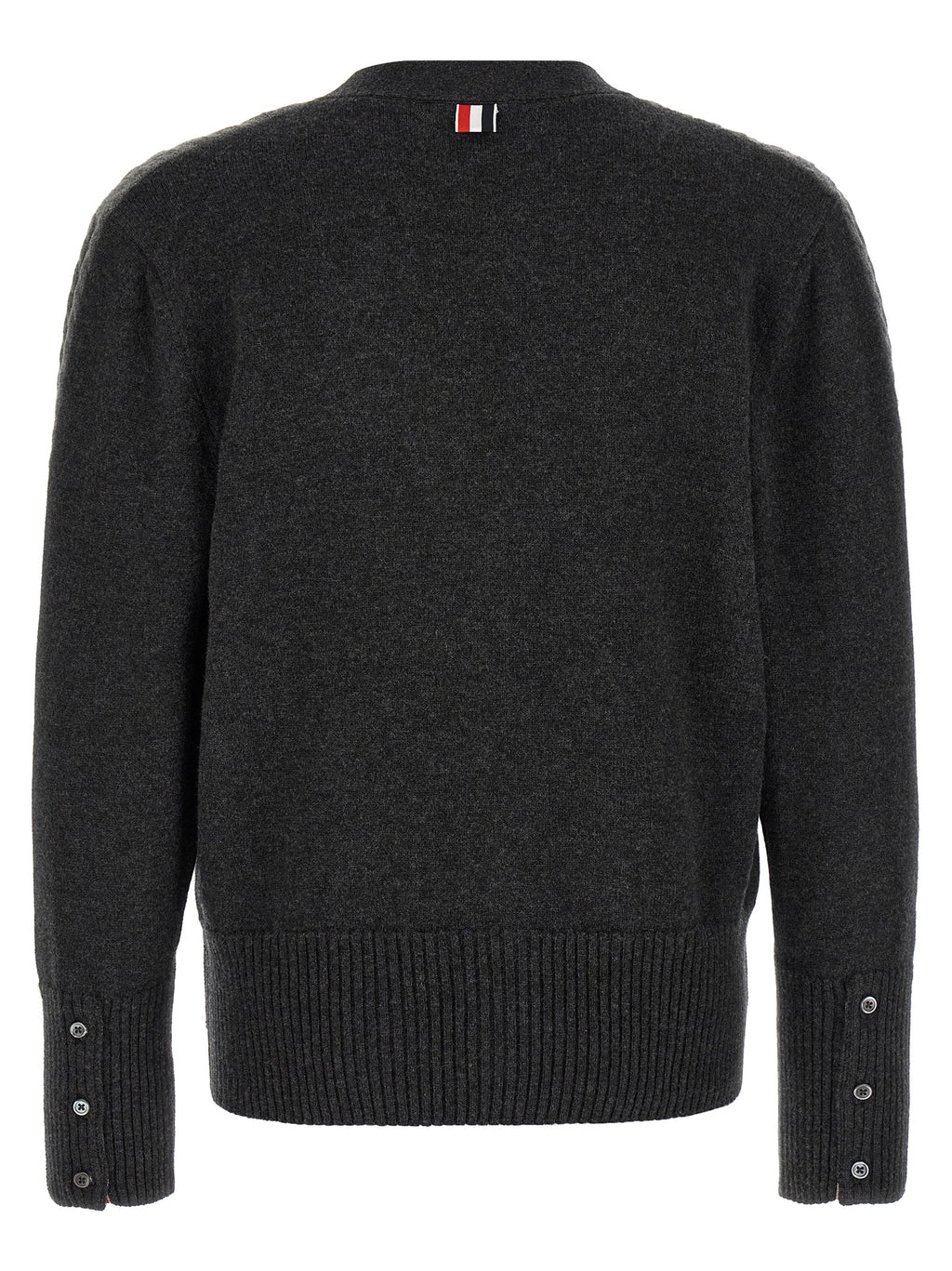 Gray Virgin Wool Cardigan