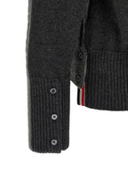 Gray Virgin Wool Cardigan