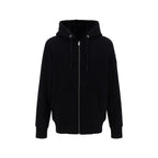 Black Cotton Bunny Hoodie