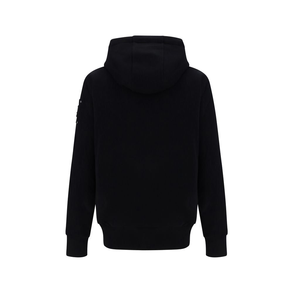 Black Cotton Bunny Hoodie