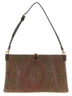 Brown PVC Talk Mini Clutch