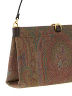 Brown PVC Talk Mini Clutch