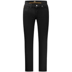 Slim Fit Black Cotton Jeans