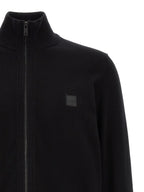 Black Cotton Cashmere Kanozip Cardigan