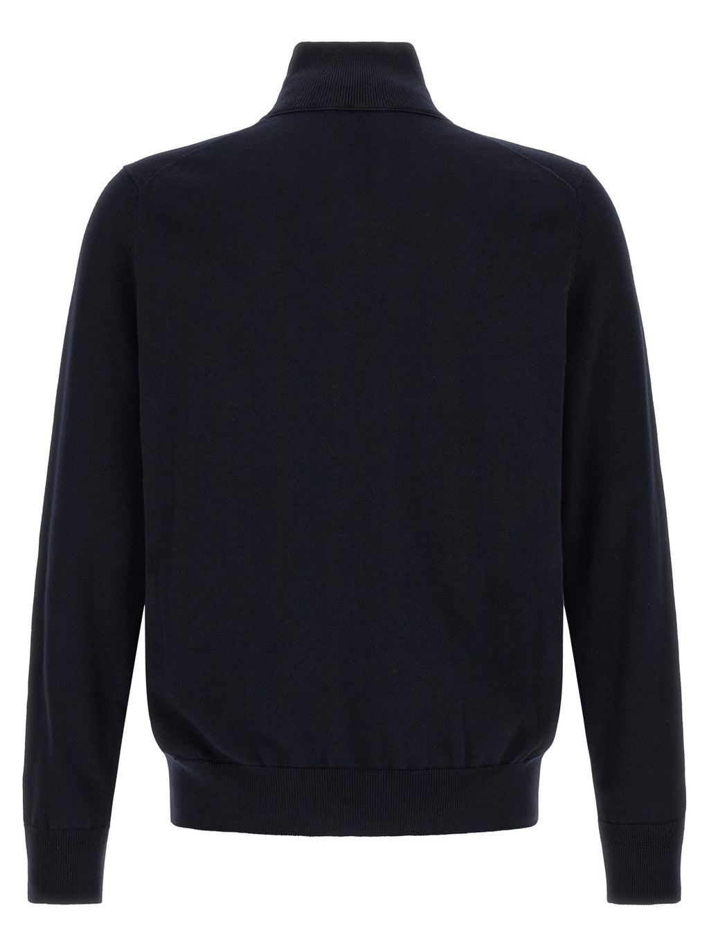 Kanozip Blue Cotton Cashmere Cardigan