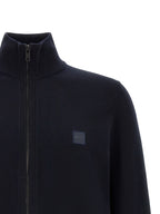 Kanozip Blue Cotton Cashmere Cardigan