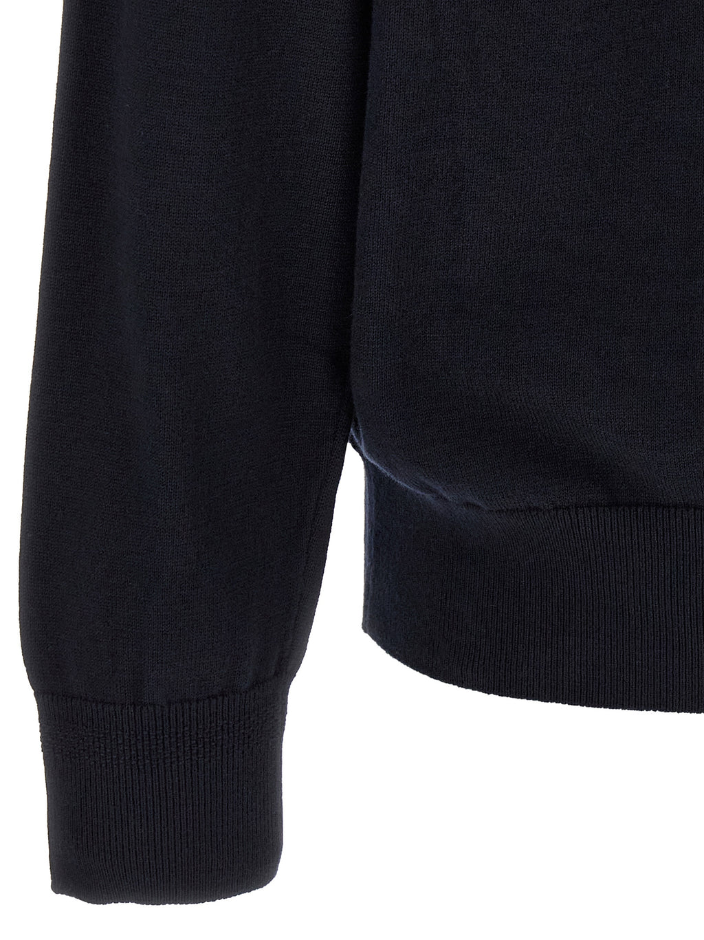Kanozip Blue Cotton Cashmere Cardigan