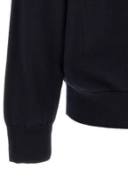 Kanozip Blue Cotton Cashmere Cardigan