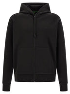 Black Premium Cotton-Elastane Hoodie