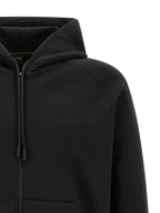 Black Premium Cotton-Elastane Hoodie