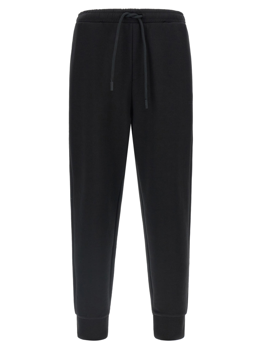 Black Cotton Jogger Pants