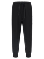 Black Cotton Jogger Pants