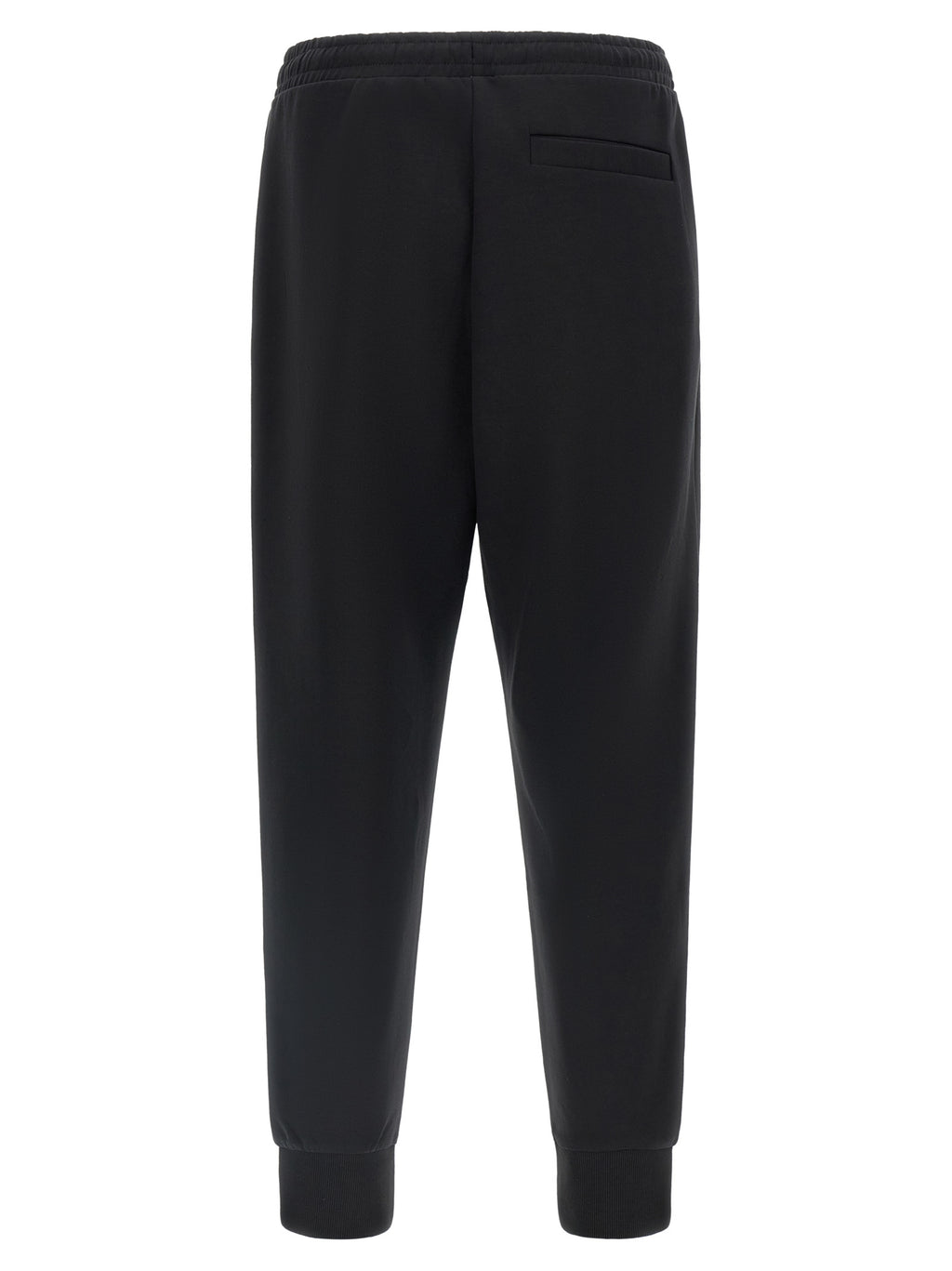 Black Cotton Jogger Pants