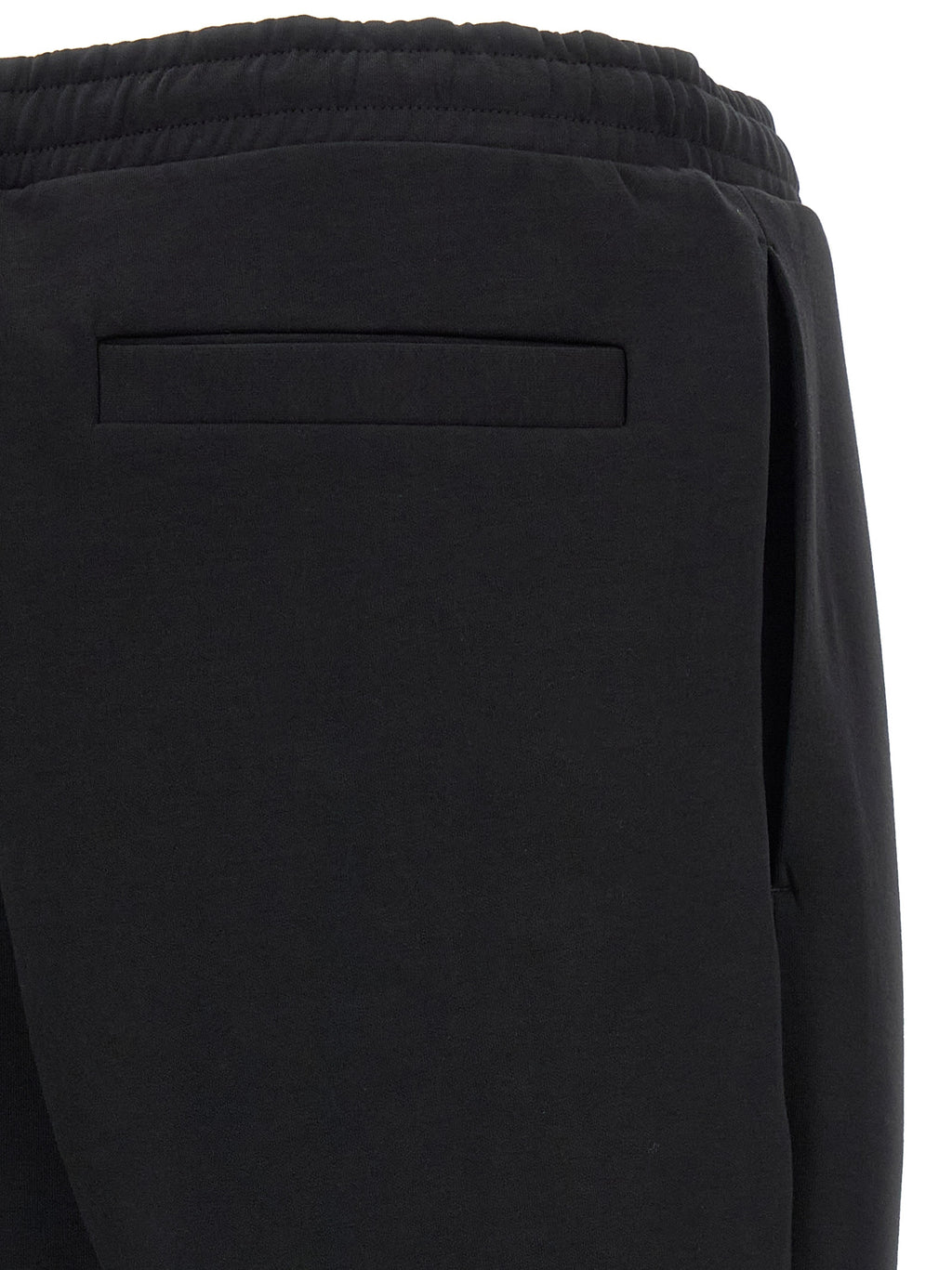 Black Cotton Jogger Pants