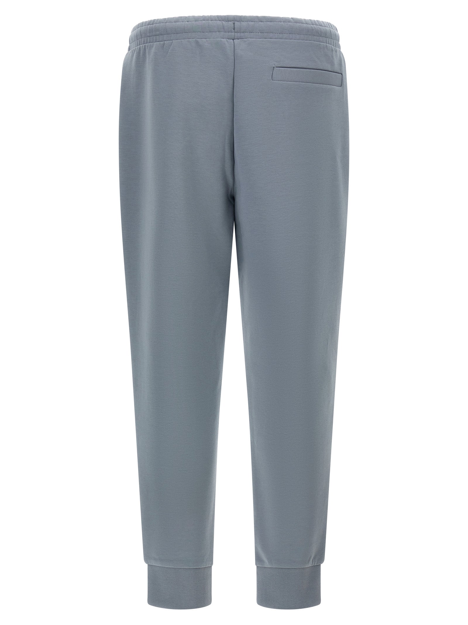 Gray Soft Cotton Jersey Joggers