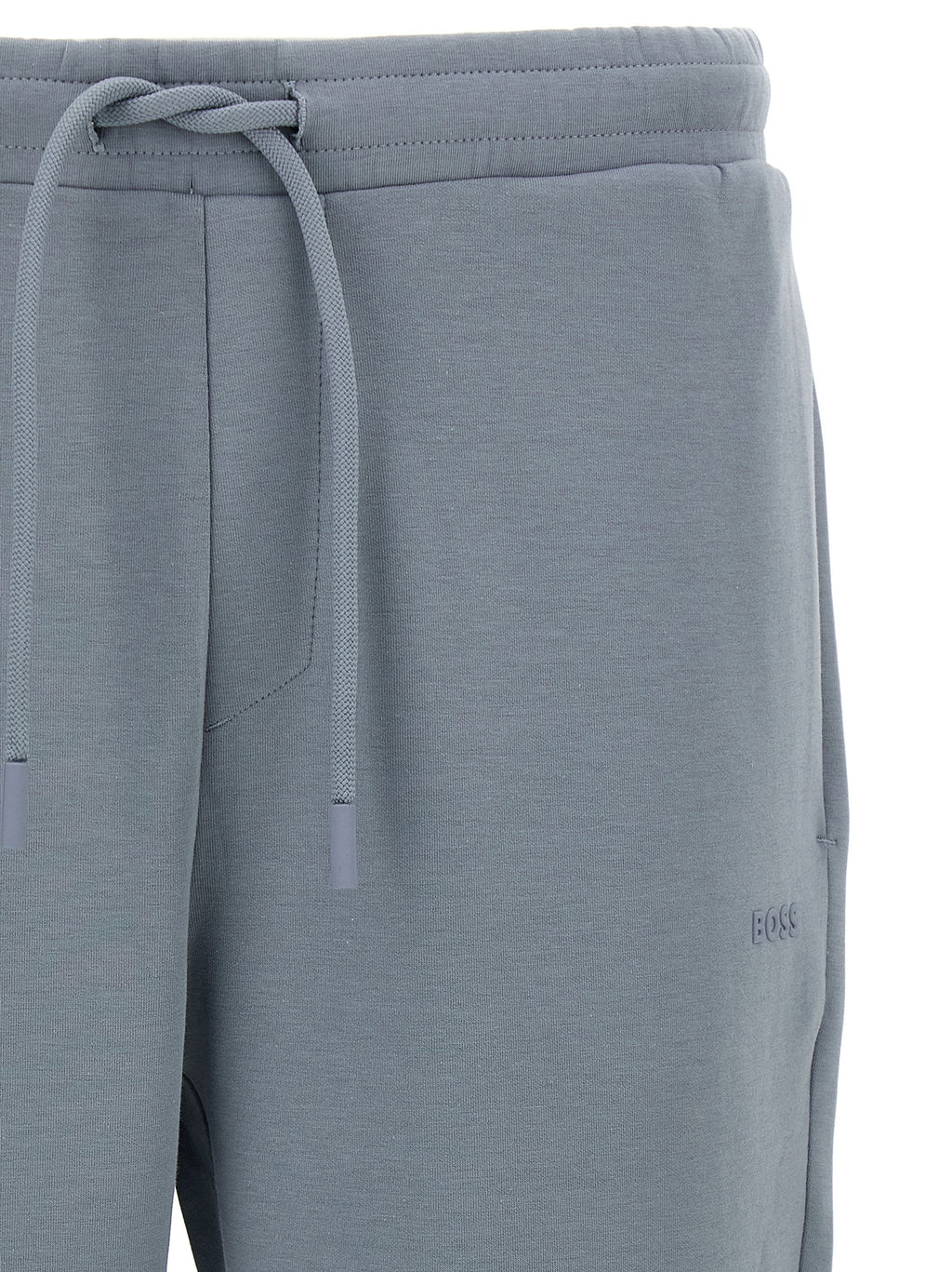 Gray Soft Cotton Jersey Joggers