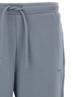 Gray Soft Cotton Jersey Joggers