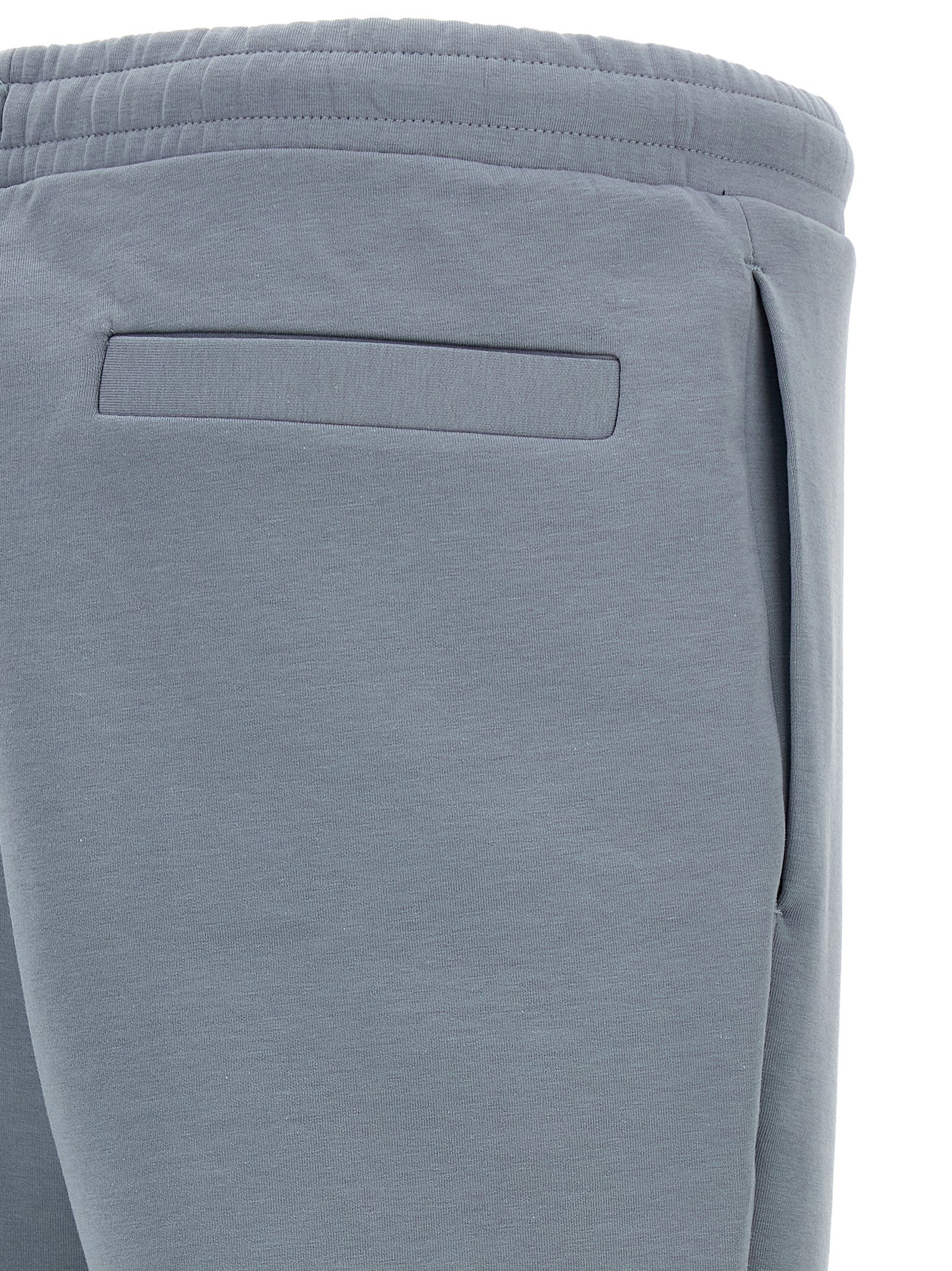 Gray Soft Cotton Jersey Joggers