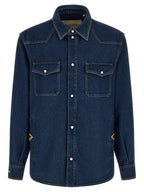 Blue Cotton Denim Shirt