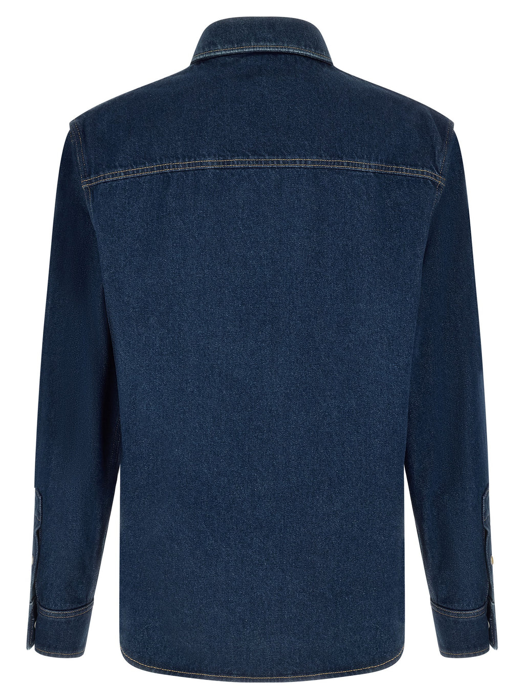 Blue Cotton Denim Shirt