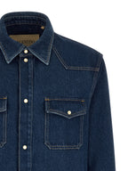 Blue Cotton Denim Shirt