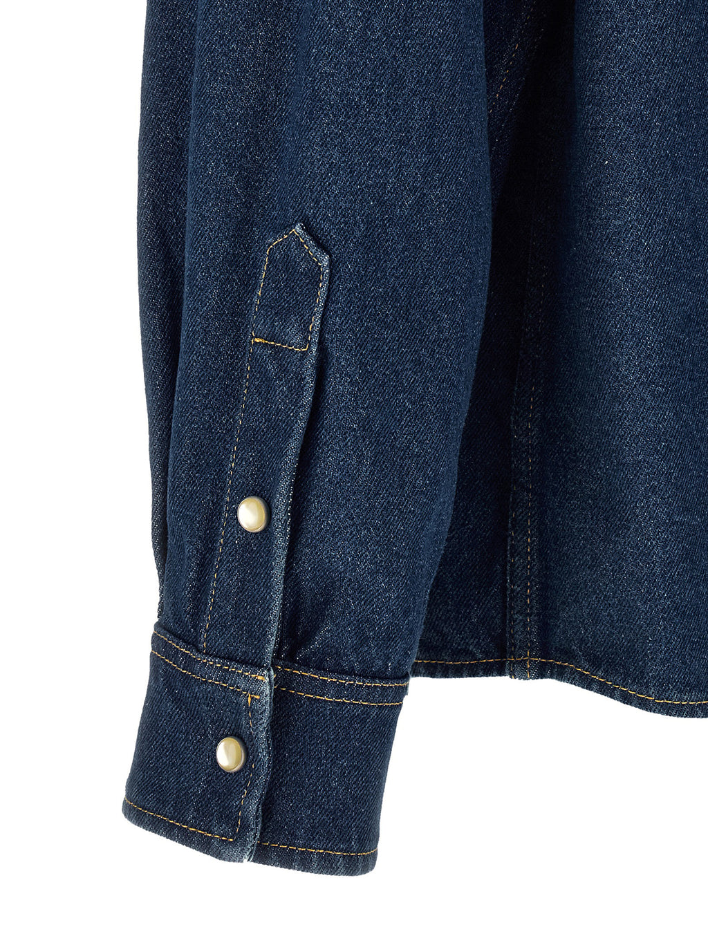 Blue Cotton Denim Shirt