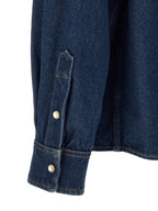 Blue Cotton Denim Shirt
