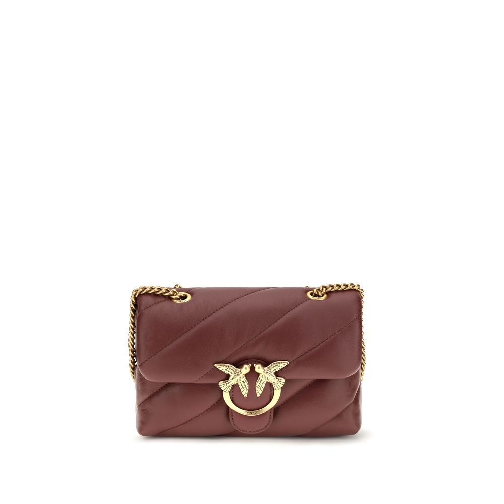 Calf Leather Mini Love Puff Shoulder Bag