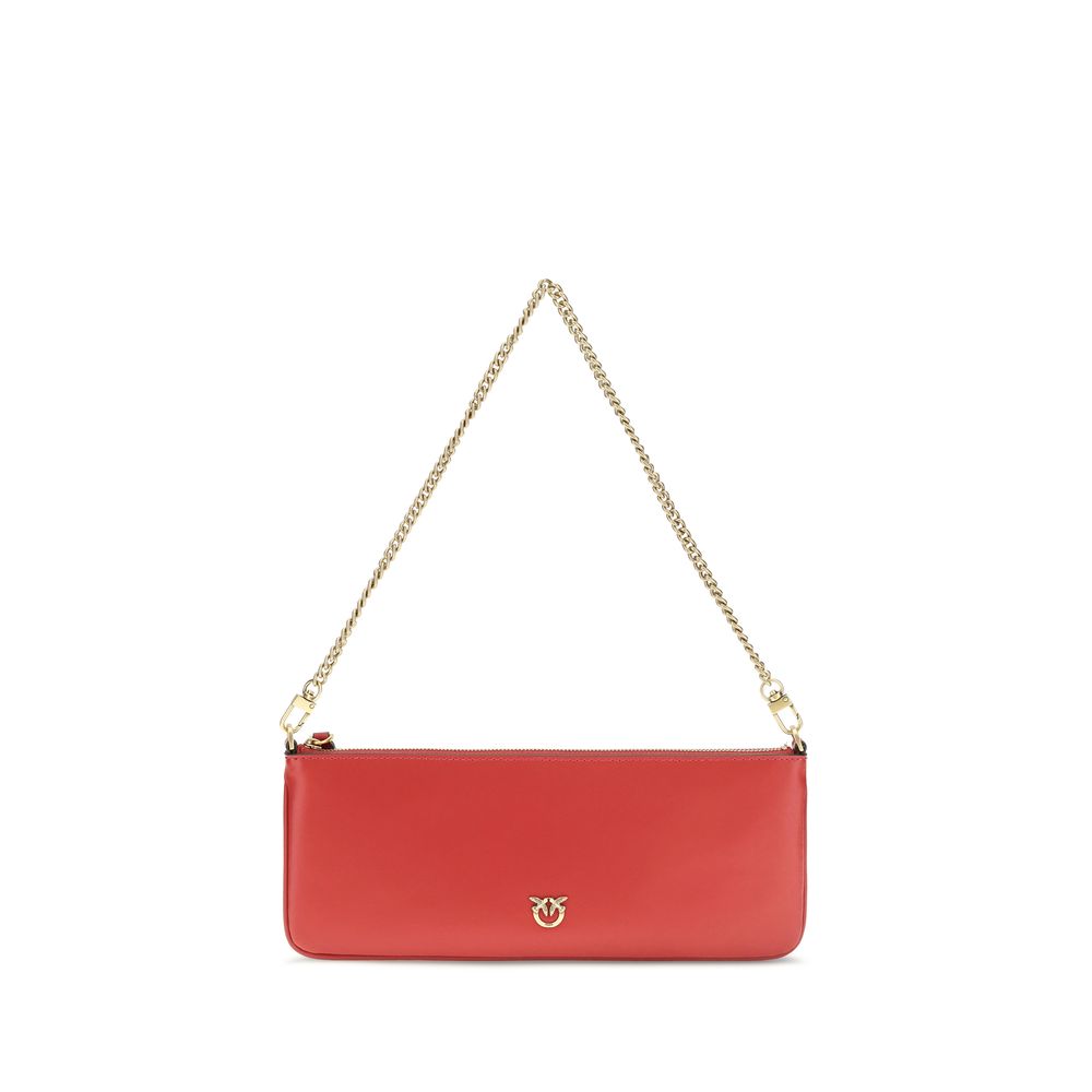 Calf Leather Horizontal Flat Shoulder Bag