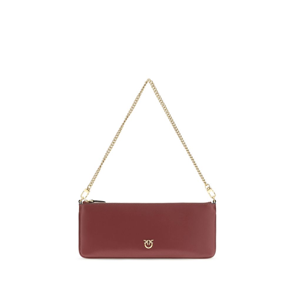 Bordeaux Calf Leather Shoulder Bag