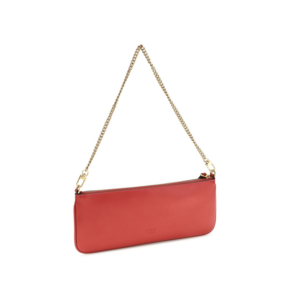 Calf Leather Horizontal Flat Shoulder Bag