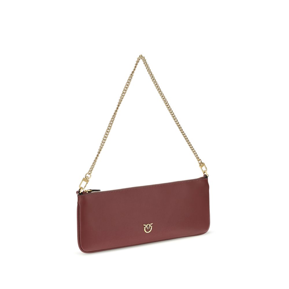 Bordeaux Calf Leather Shoulder Bag