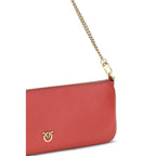 Calf Leather Horizontal Flat Shoulder Bag