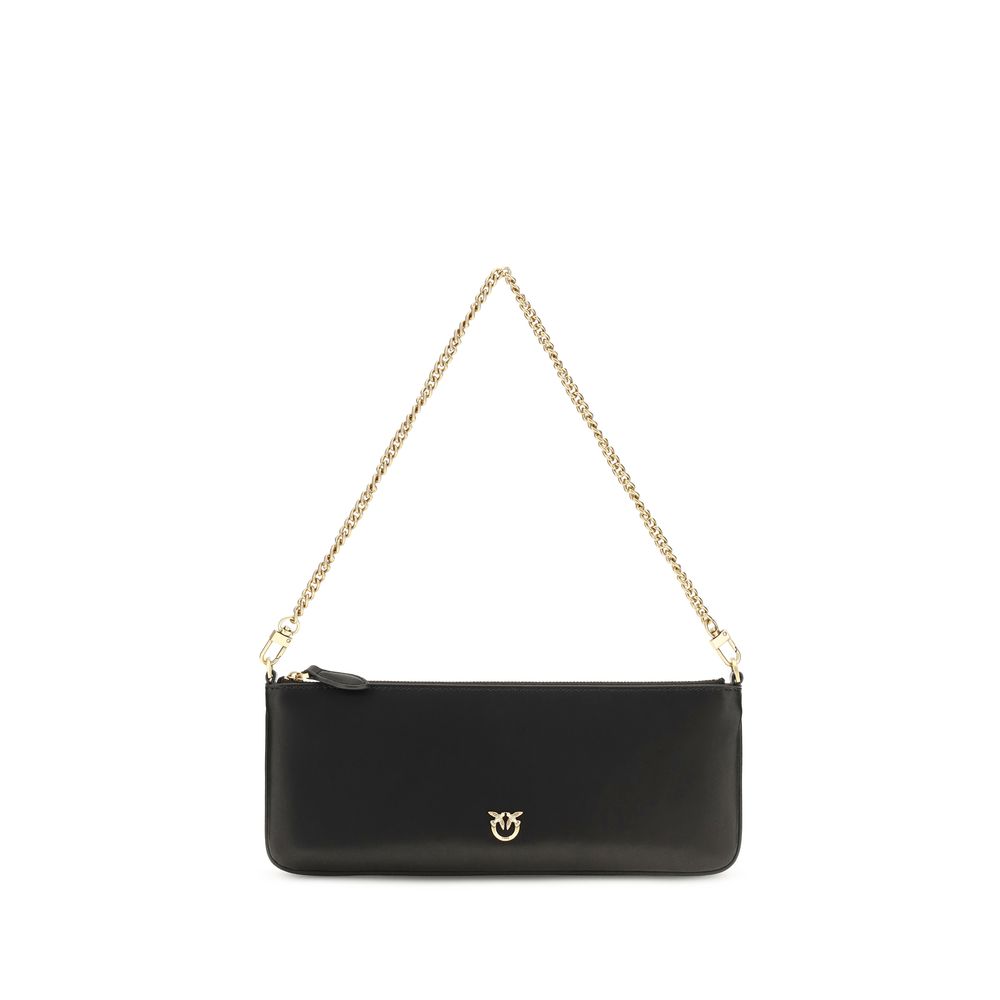Silk‑Touch Calfskin Flat Shoulder Bag