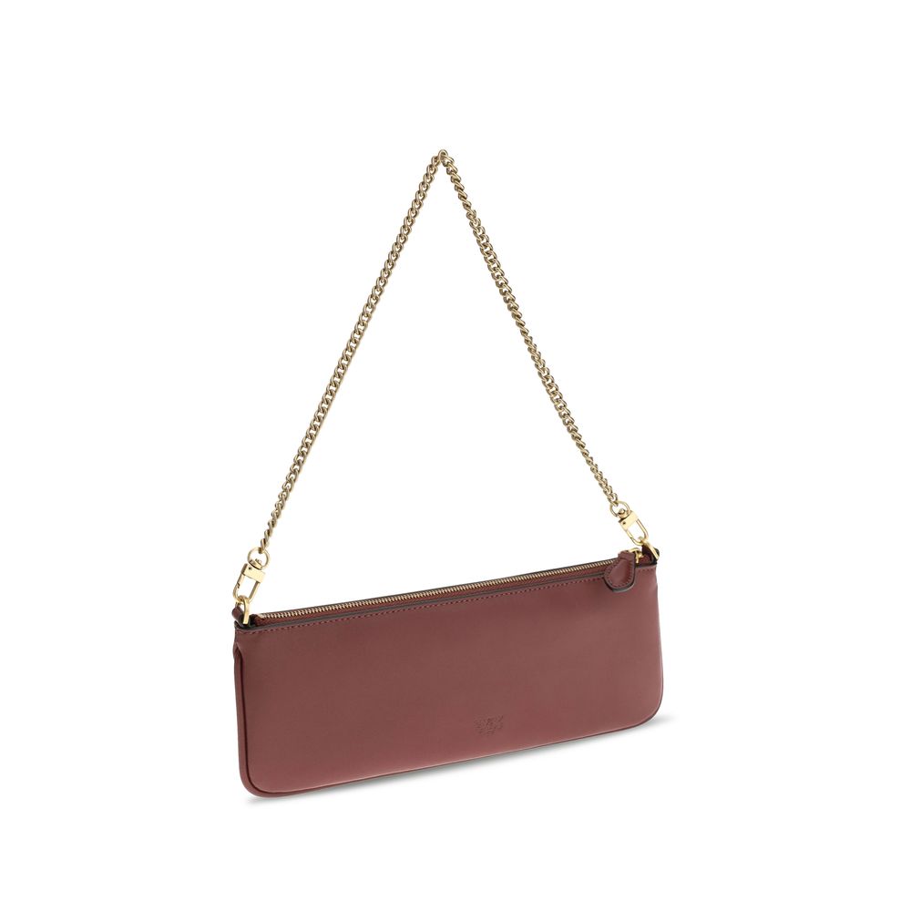 Bordeaux Calf Leather Shoulder Bag