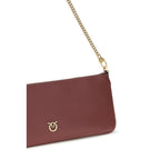Bordeaux Calf Leather Shoulder Bag