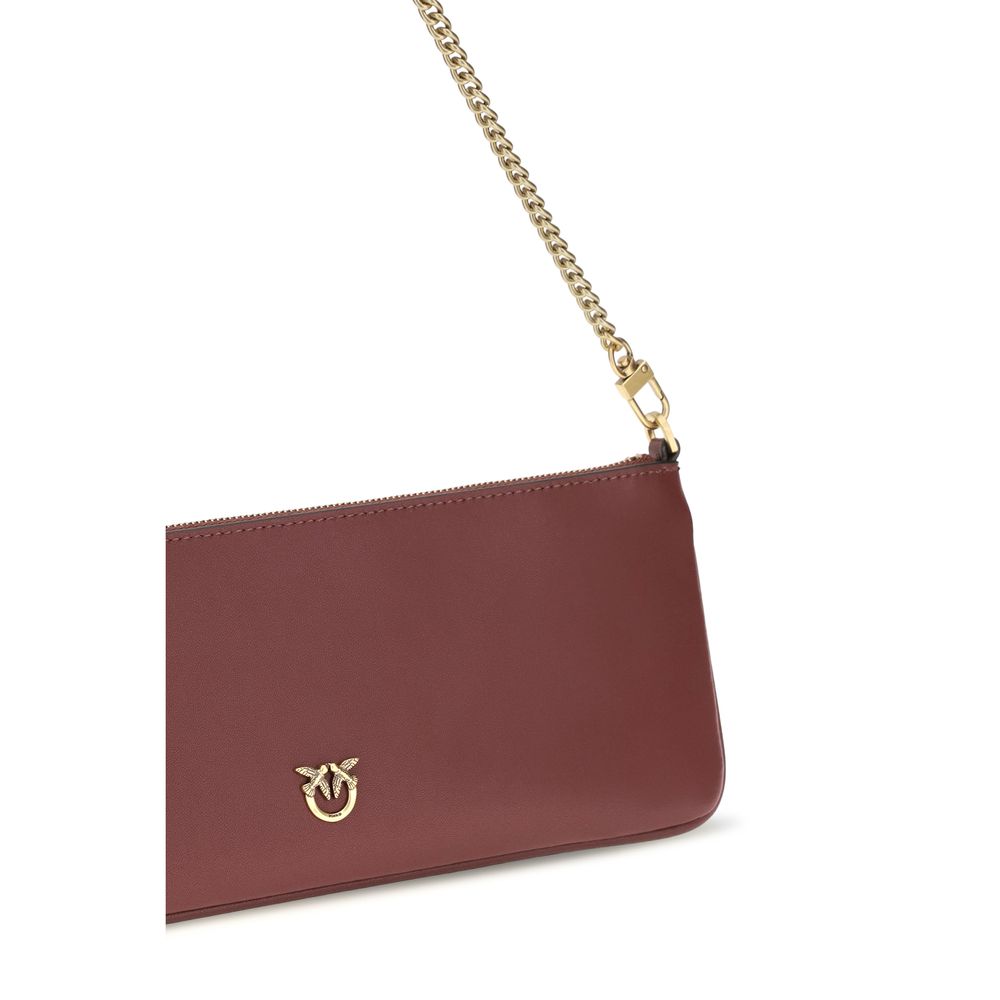 Bordeaux Calf Leather Shoulder Bag