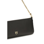 Silk‑Touch Calfskin Flat Shoulder Bag