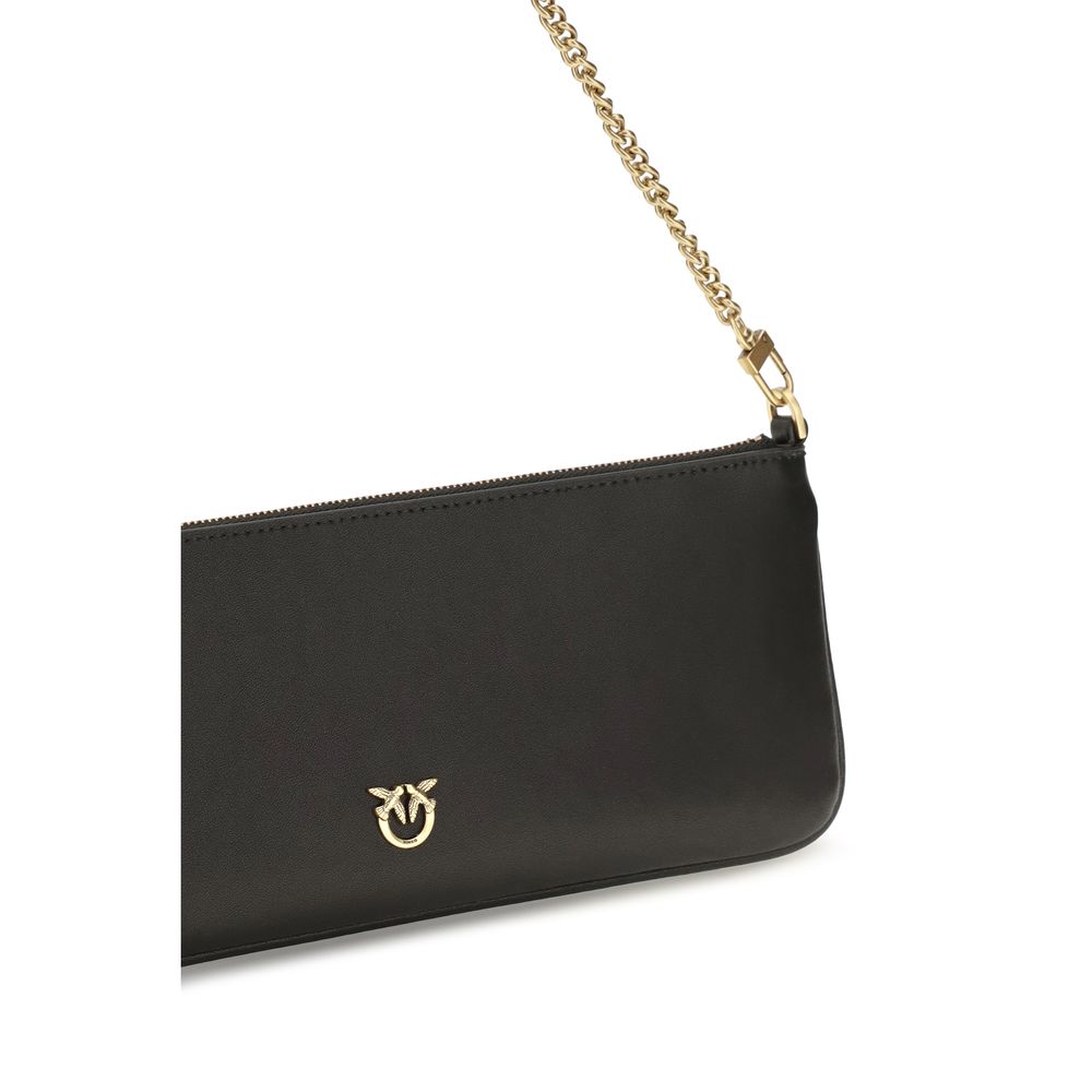 Silk‑Touch Calfskin Flat Shoulder Bag